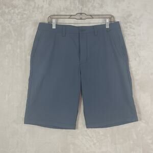 Men's Golf Shorts Size 34 Blue by Travis Mathew Lightweight Pockets Flat Front